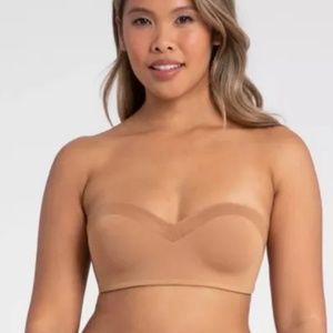 NWT Lively All You No Wire Strapless Bra Nude size 32C